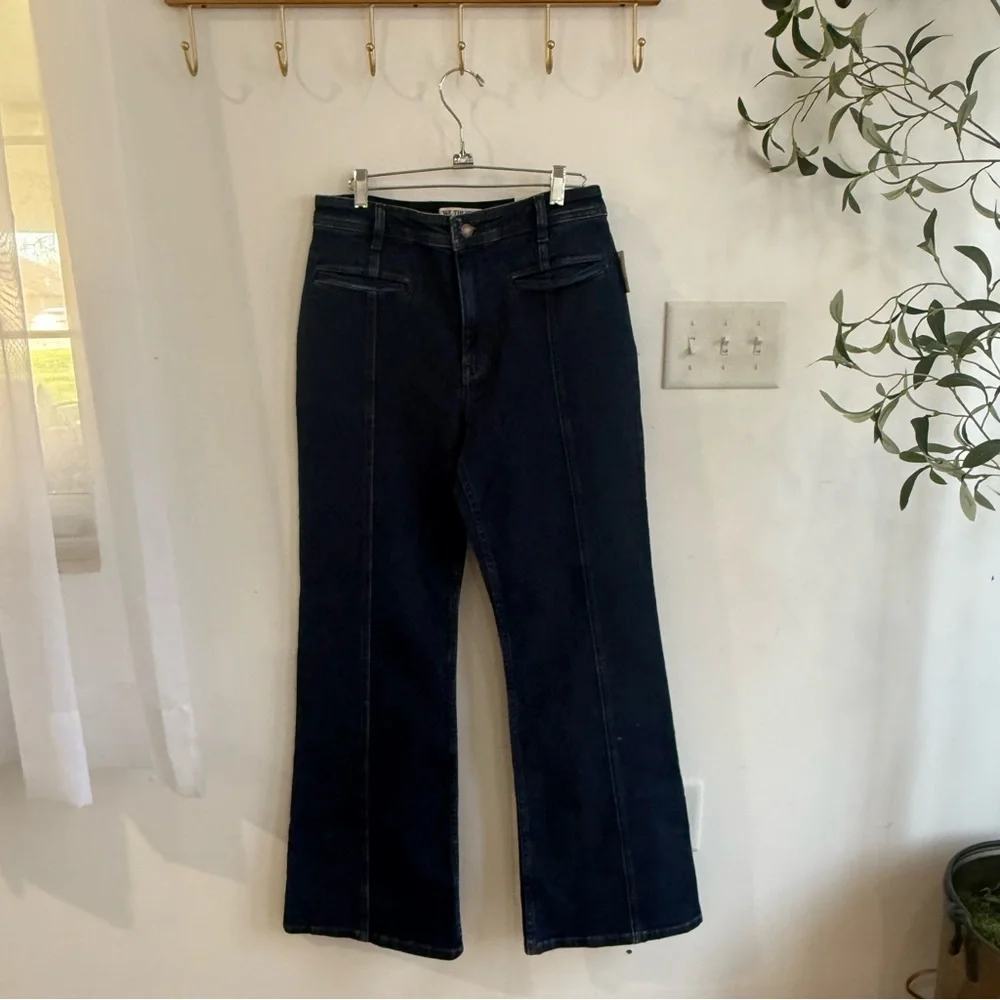 Free People We The Free Firecracker Flare Jeans Tartan - Picture 4 of 8